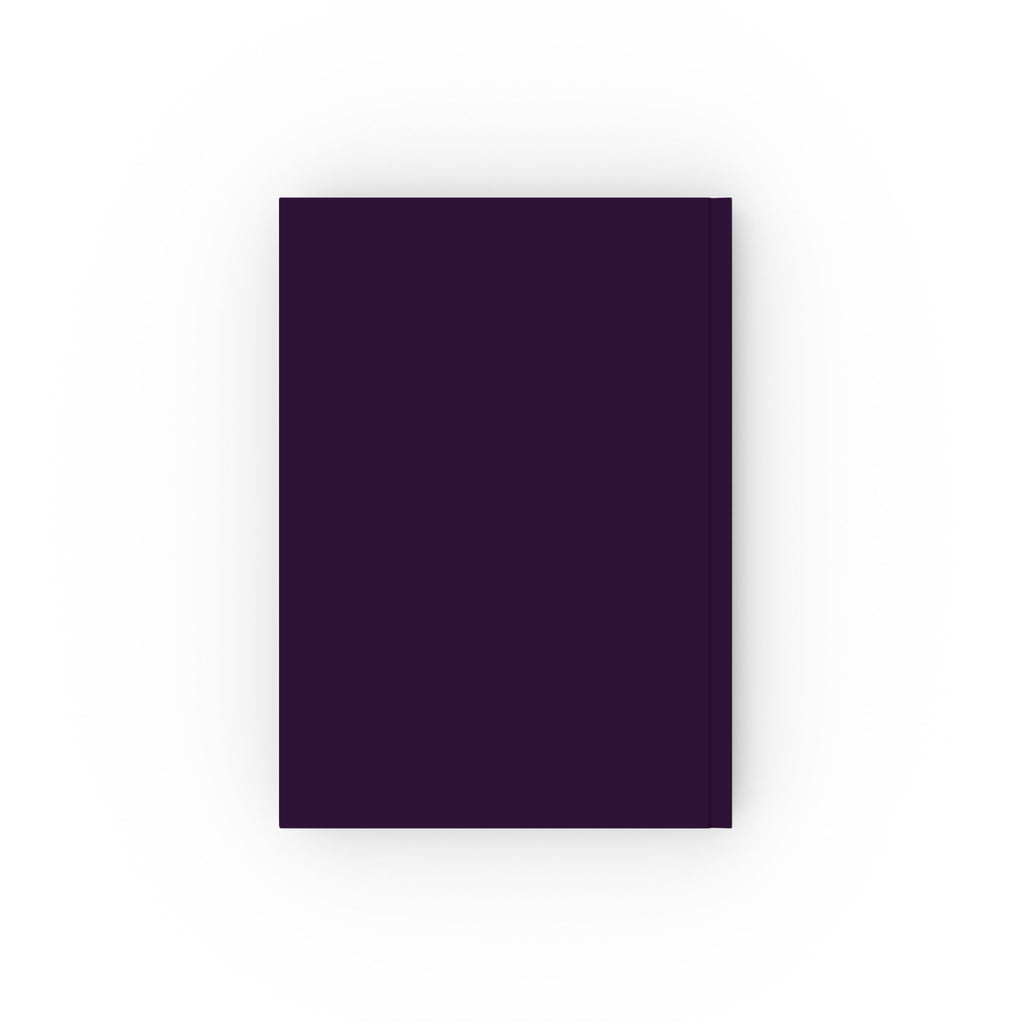 Hardback Journal — The Midnight Dahlia Floral Notebook for Gothic, Vintage-Inspired Writing & Gift
