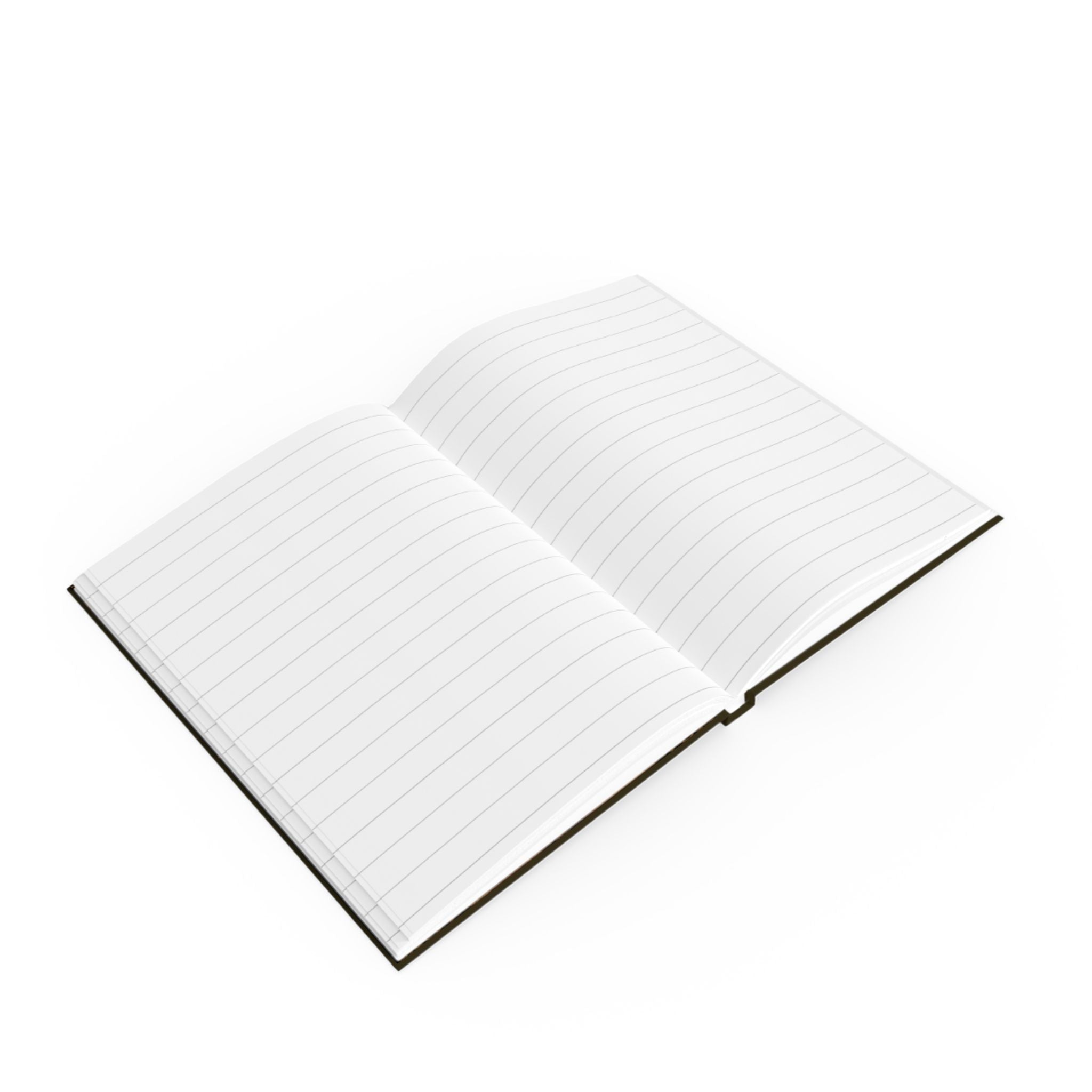 Hardcover Journal — The Midnight Dahlia Floral Notebook (Vintage Botanical Writing Diary)