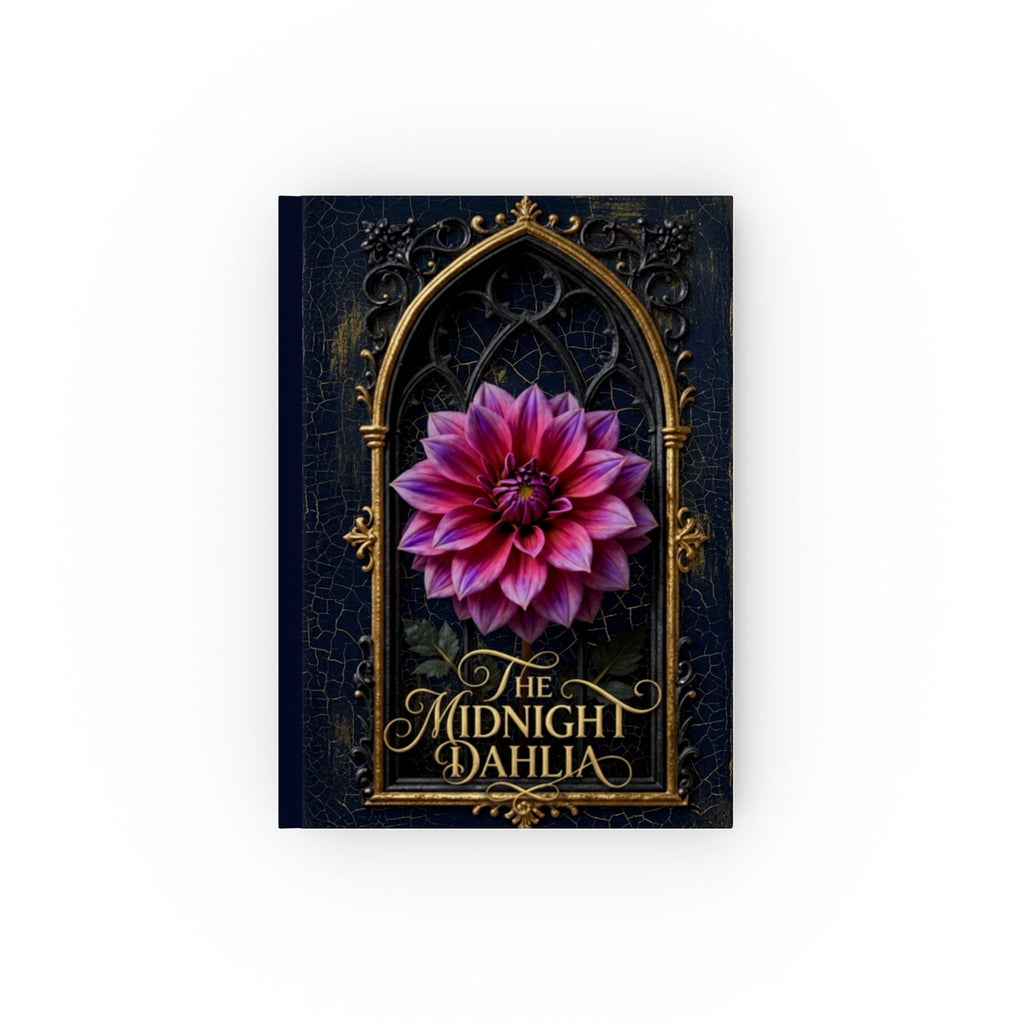 Hardback Journal — The Midnight Dahlia Floral Notebook