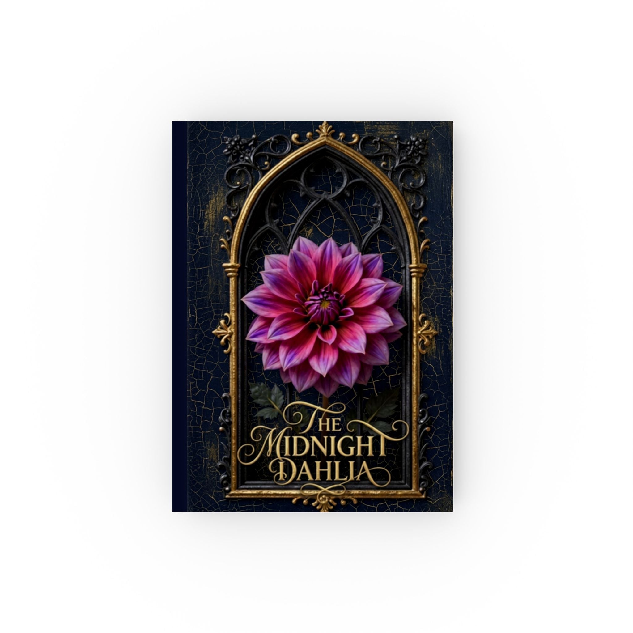 Hardback Journal — The Midnight Dahlia Floral Notebook