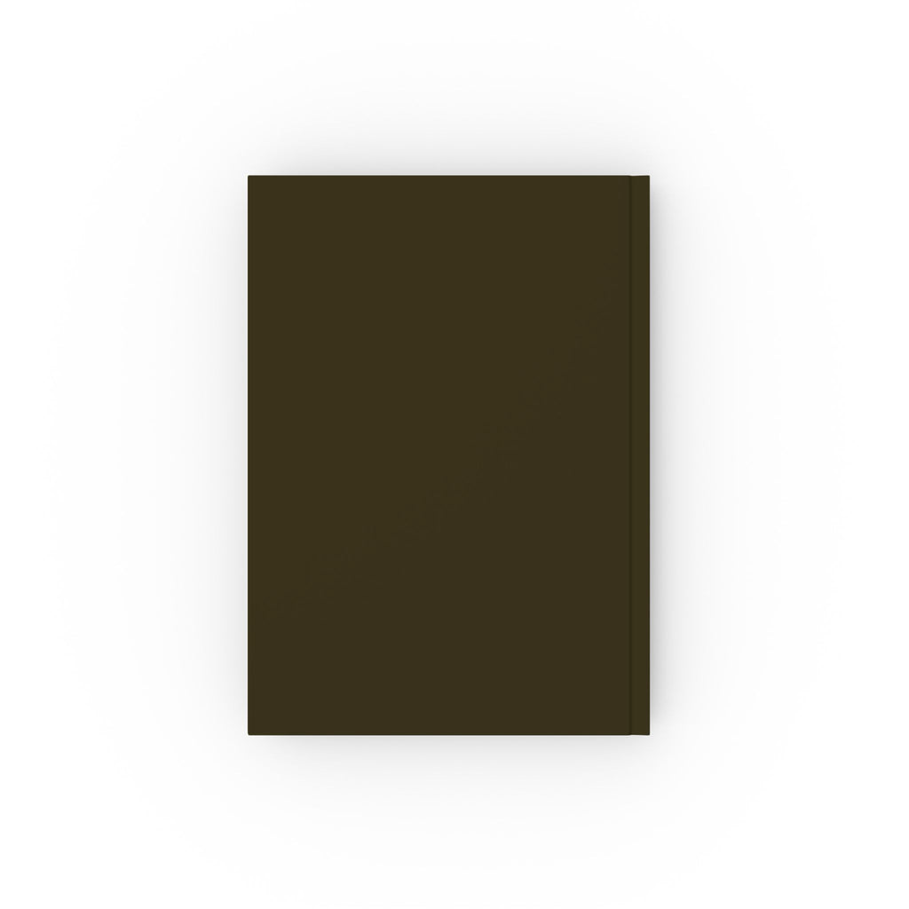 Hardcover Journal — The Midnight Dahlia Floral Notebook (Vintage Botanical Writing Diary)