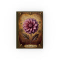 Hardcover Journal — The Midnight Dahlia Floral Notebook (Vintage Botanical Writing Diary)