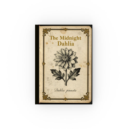 Hardback Journal — The Midnight Dahlia Vintage Floral Notebook